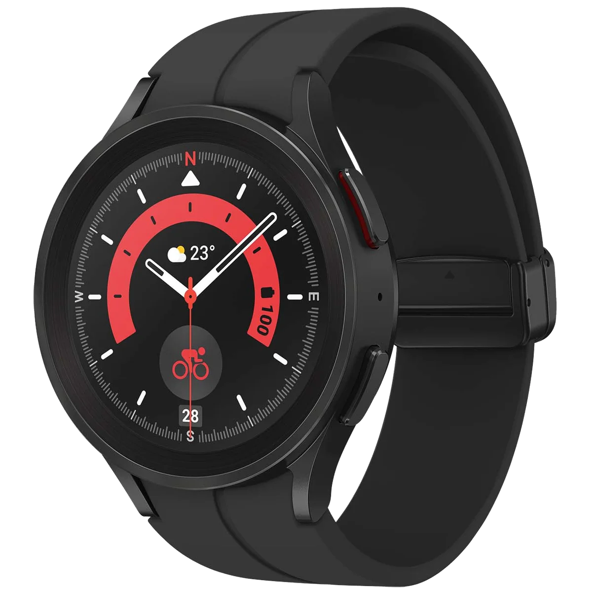 Умные часы Samsung Galaxy Watch 5 PRO 45mm (Чёрный титан) 1